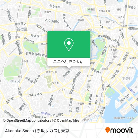 Akasaka Sacas (赤坂サカス)地図