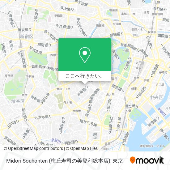 Midori Souhonten (梅丘寿司の美登利総本店)地図