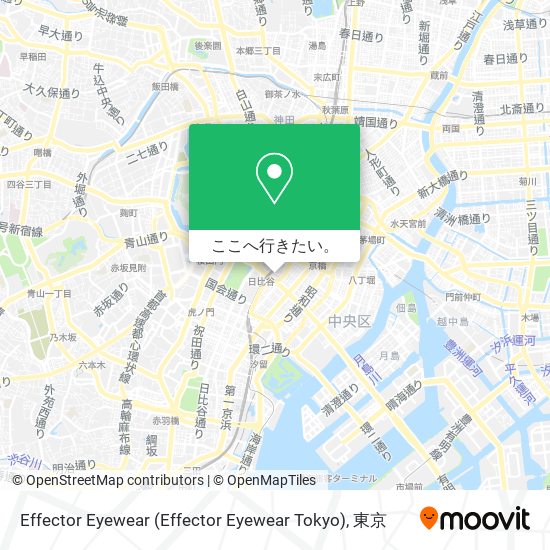 Effector Eyewear (Effector Eyewear Tokyo)地図
