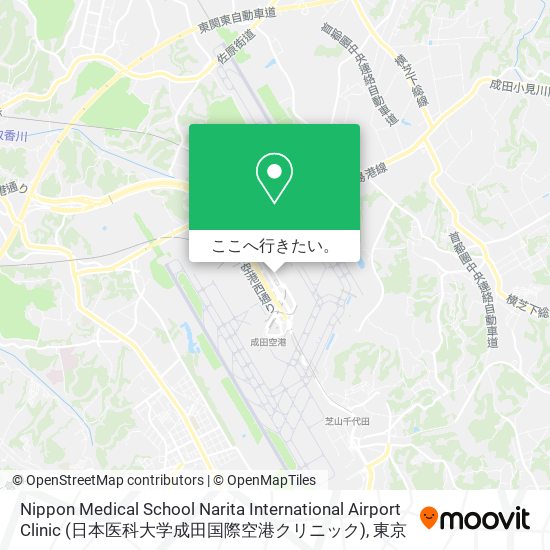 Nippon Medical School Narita International Airport Clinic (日本医科大学成田国際空港クリニック)地図