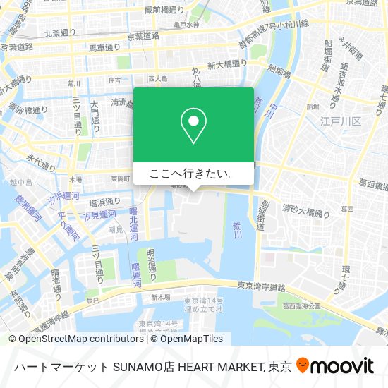 ハートマーケット SUNAMO店 HEART MARKET地図