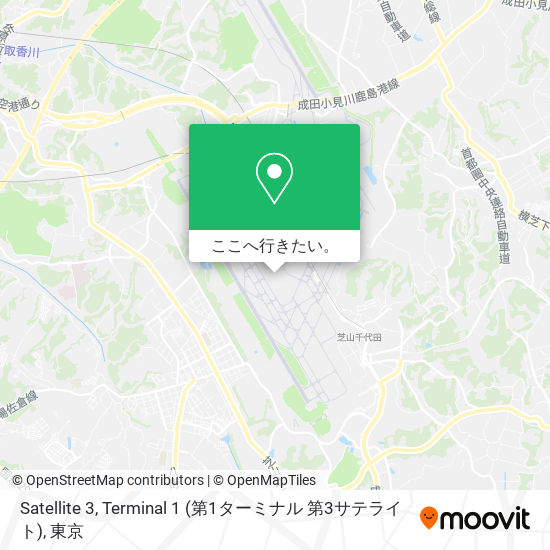 Satellite 3, Terminal 1 (第1ターミナル 第3サテライト)地図