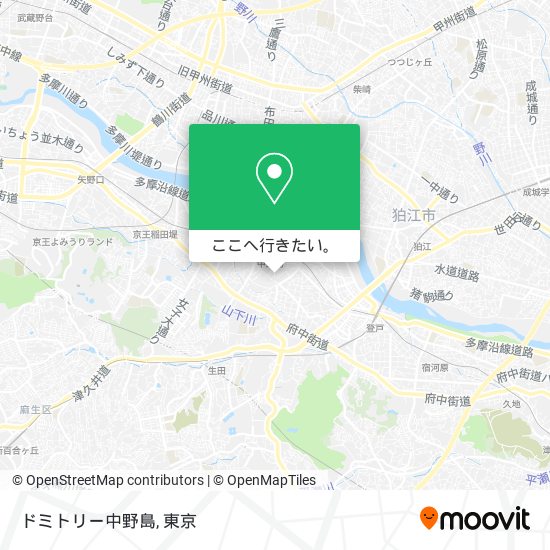 ドミトリー中野島地図
