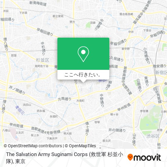 The Salvation Army Suginami Corps (救世軍 杉並小隊)地図