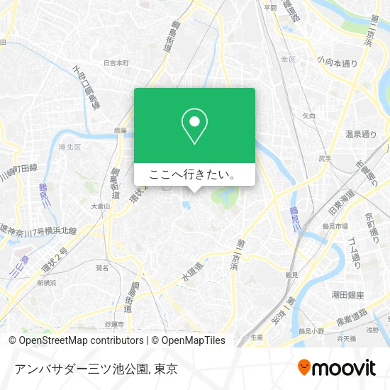 アンバサダー三ツ池公園地図