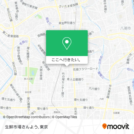 生鮮市場さんよう地図