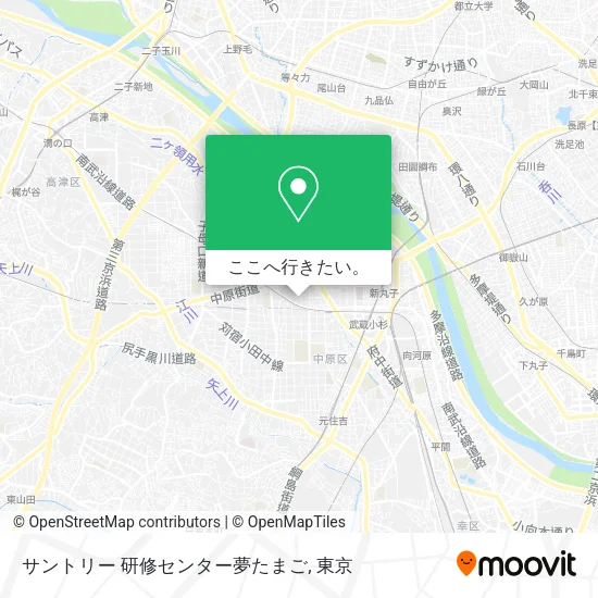 サントリー 研修センター夢たまご地図