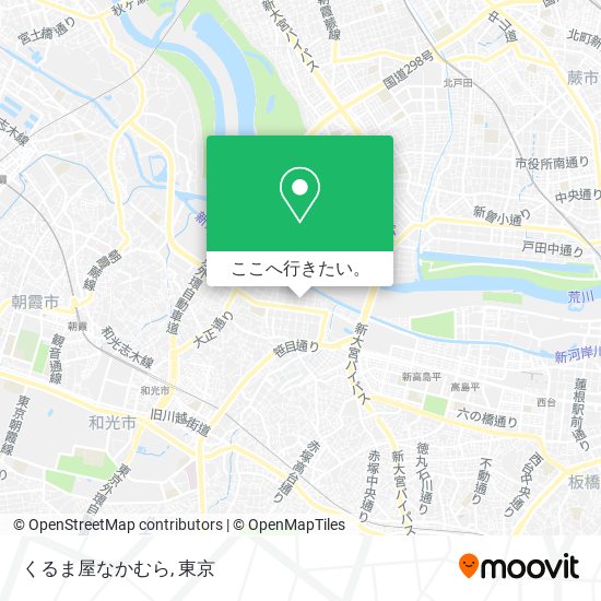 くるま屋なかむら地図