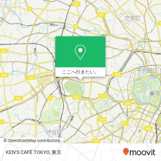 KEN'S CAFÉ TOKYO地図