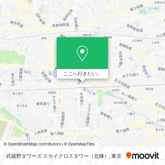 武蔵野タワーズ スカイクロスタワー（北棟）地図