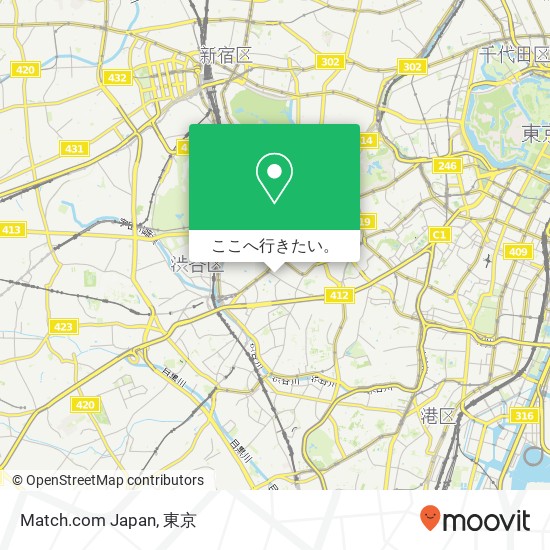 Match.com Japan地図