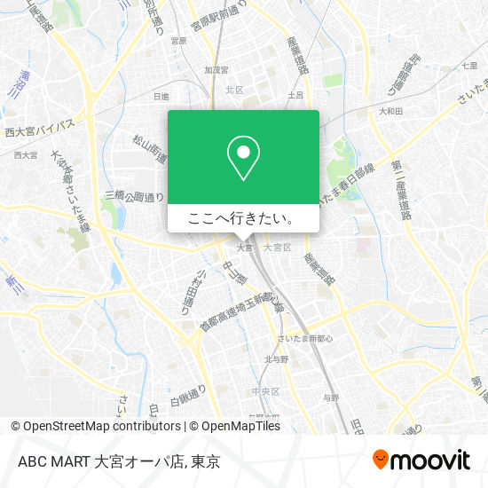 ABC MART 大宮オーパ店地図