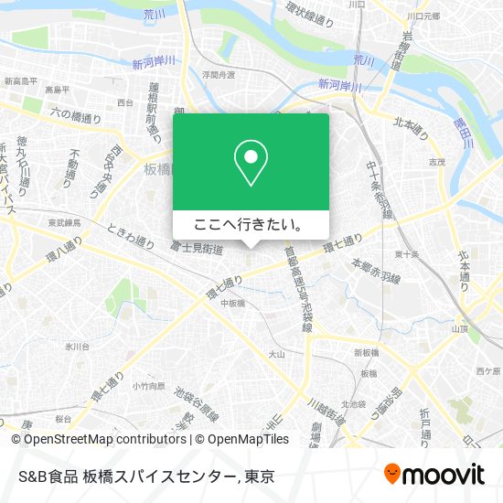 S&B食品 板橋スパイスセンター地図