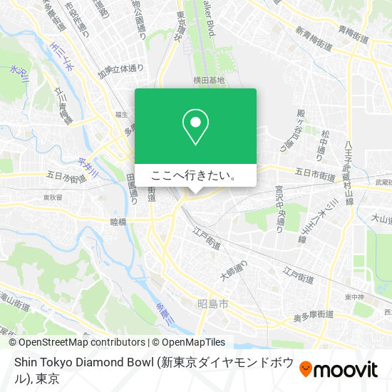 Shin Tokyo Diamond Bowl (新東京ダイヤモンドボウル)地図