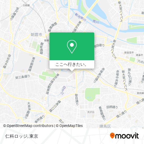 仁科ロッジ地図