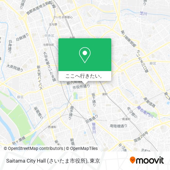 Saitama City Hall (さいたま市役所)地図