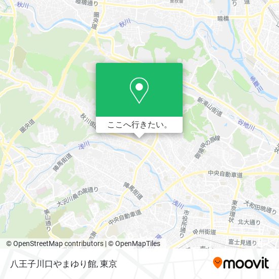 八王子川口やまゆり館地図