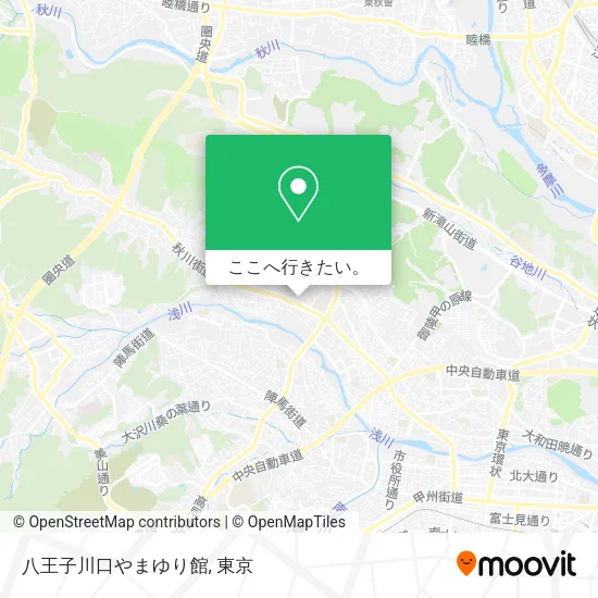 八王子川口やまゆり館地図
