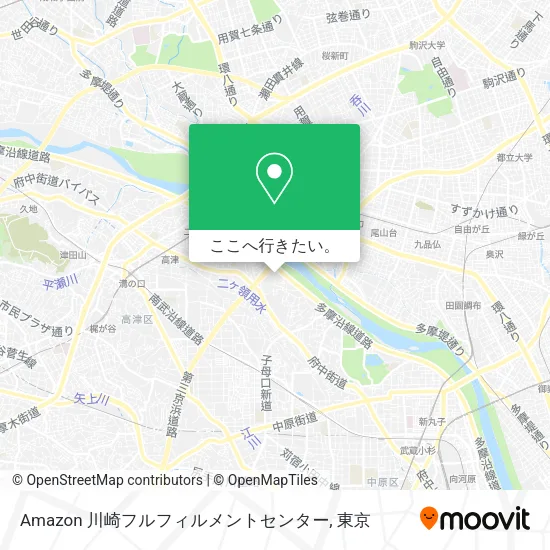 Amazon 川崎フルフィルメントセンター地図