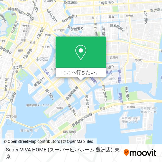 Super VIVA HOME (スーパービバホーム 豊洲店)地図