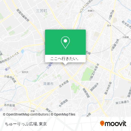 ちゅーりっぷ広場地図