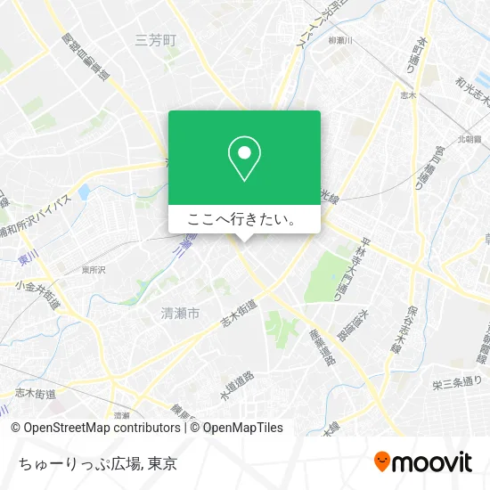 ちゅーりっぷ広場地図