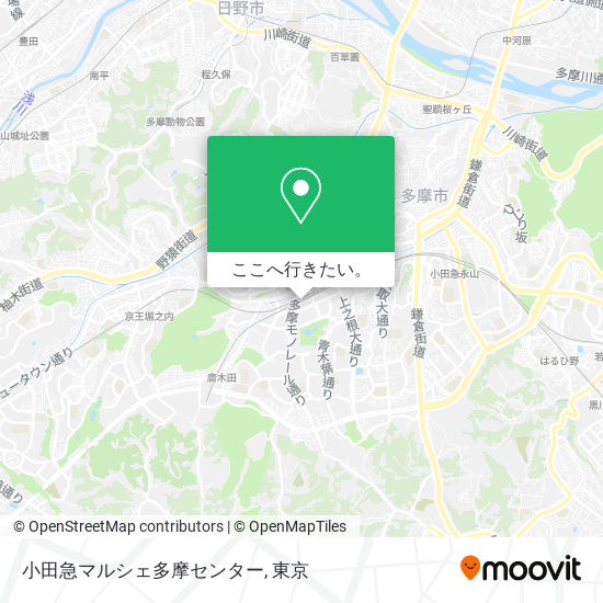 小田急マルシェ多摩センター地図