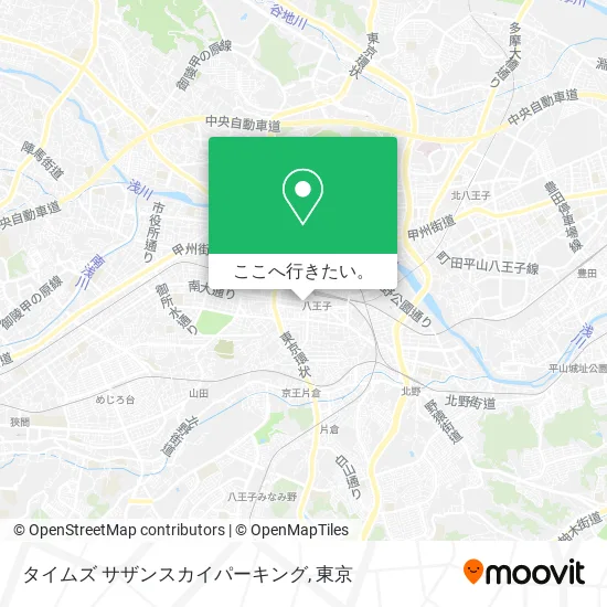 タイムズ サザンスカイパーキング地図