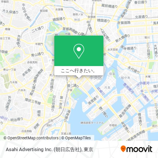 Asahi Advertising Inc. (朝日広告社)地図