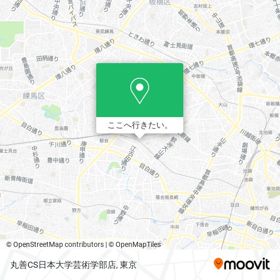 丸善CS日本大学芸術学部店地図