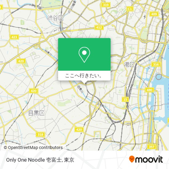 Only One Noodle 壱富士地図