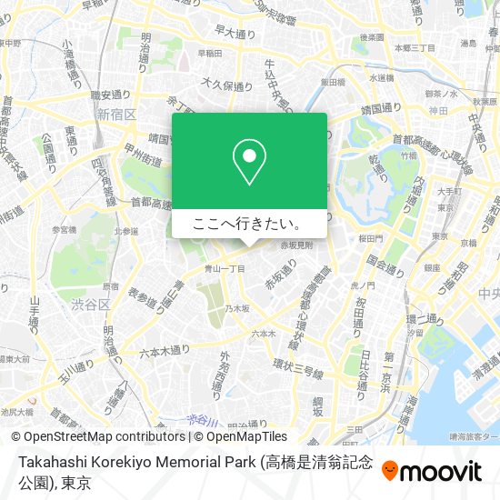 Takahashi Korekiyo Memorial Park (高橋是清翁記念公園)地図