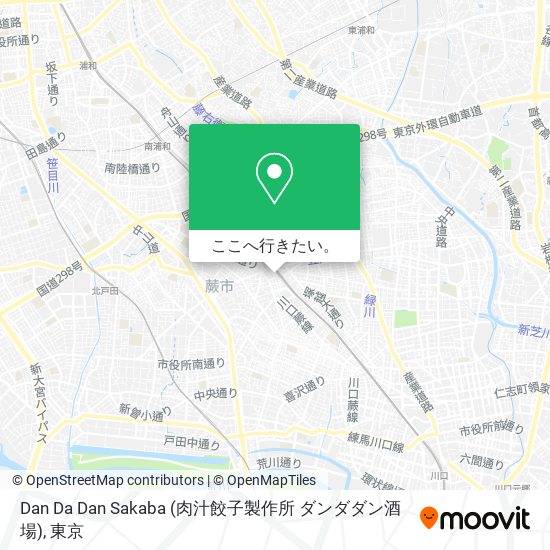 Dan Da Dan Sakaba (肉汁餃子製作所 ダンダダン酒場)地図