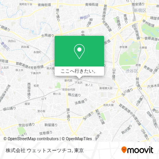 株式会社 ウェットスーツチコ地図