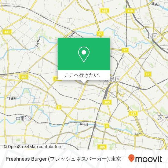 Freshness Burger (フレッシュネスバーガー)地図