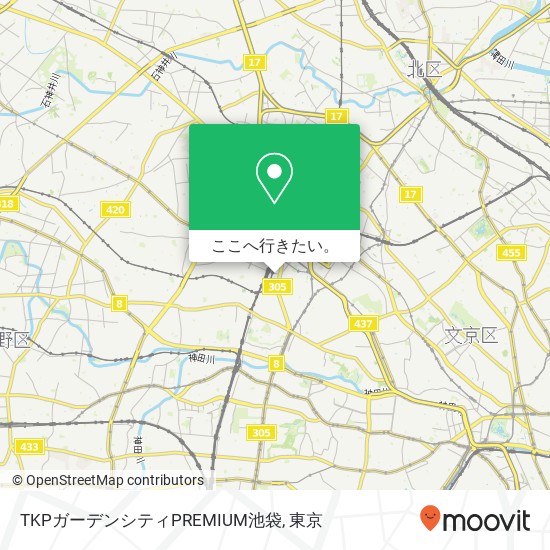 TKPガーデンシティPREMIUM池袋地図