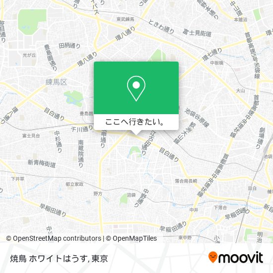 焼鳥 ホワイトはうす地図