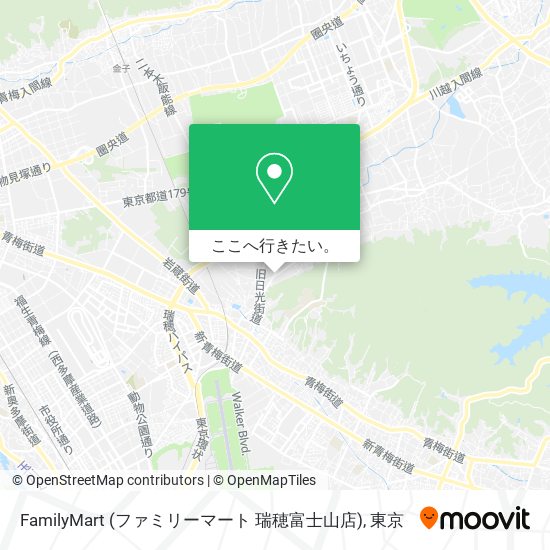 FamilyMart (ファミリーマート 瑞穂富士山店)地図