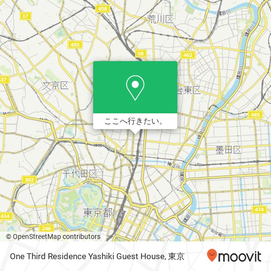 One Third Residence Yashiki Guest House地図