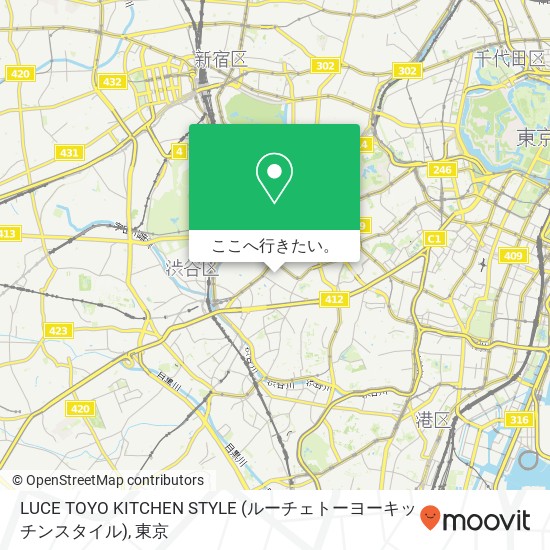 LUCE TOYO KITCHEN STYLE (ルーチェトーヨーキッチンスタイル)地図