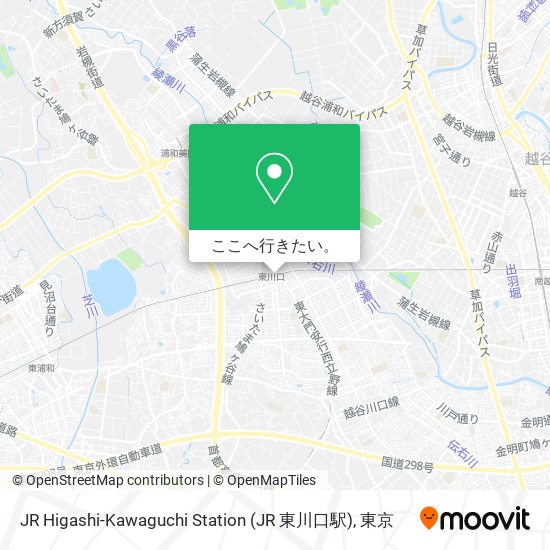 JR Higashi-Kawaguchi Station (JR 東川口駅)地図