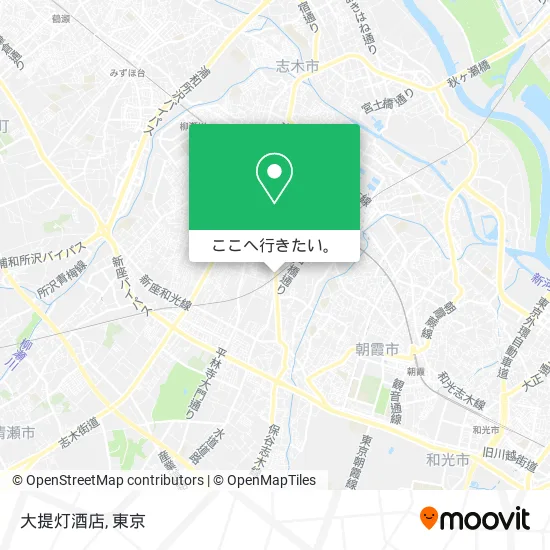 大提灯酒店地図