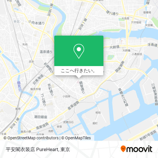 平安閣衣装店 PureHeart地図