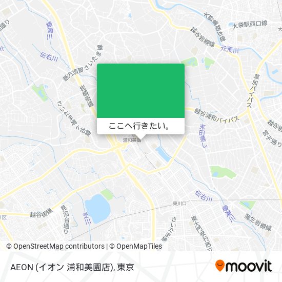 AEON (イオン 浦和美園店)地図