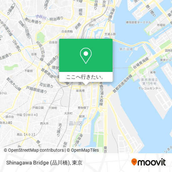 Shinagawa Bridge (品川橋)地図