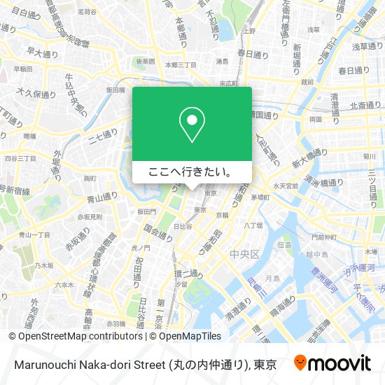 Marunouchi Naka-dori Street (丸の内仲通り)地図