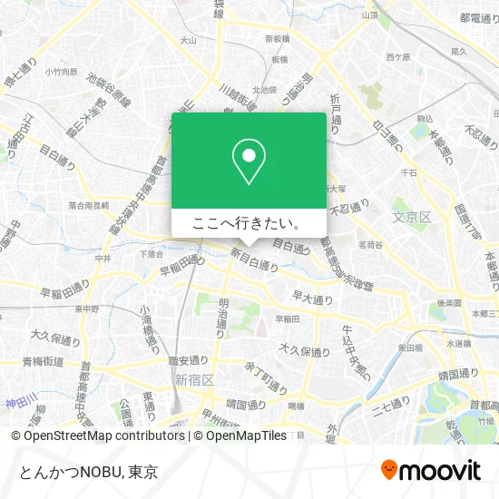 とんかつNOBU地図
