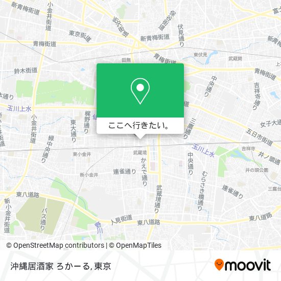 沖縄居酒家 ろかーる地図