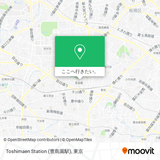 Toshimaen Station (豊島園駅)地図