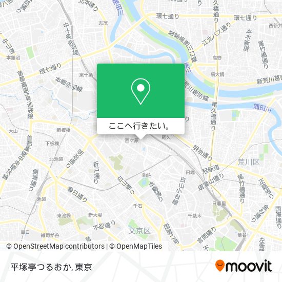 平塚亭つるおか地図